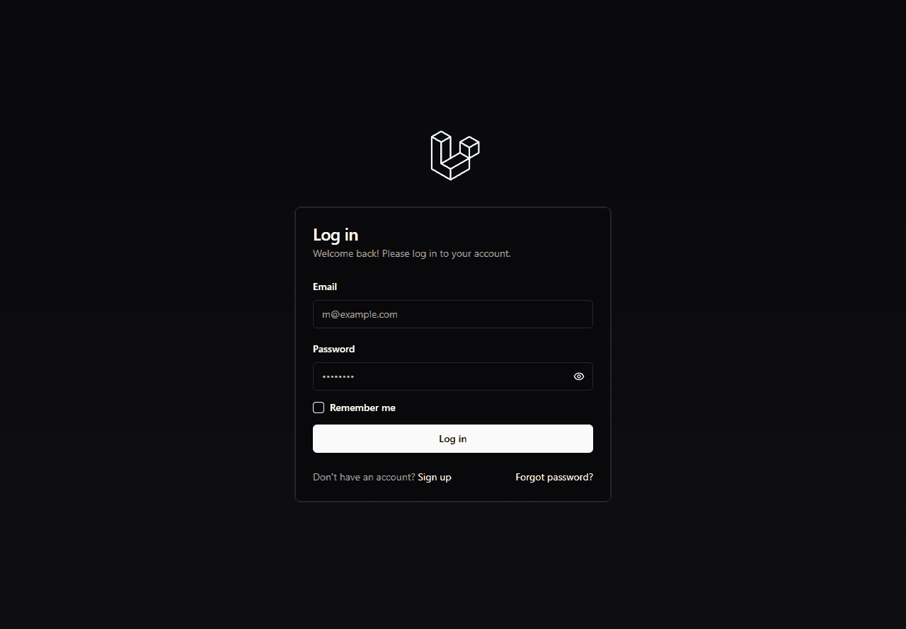 Login Page