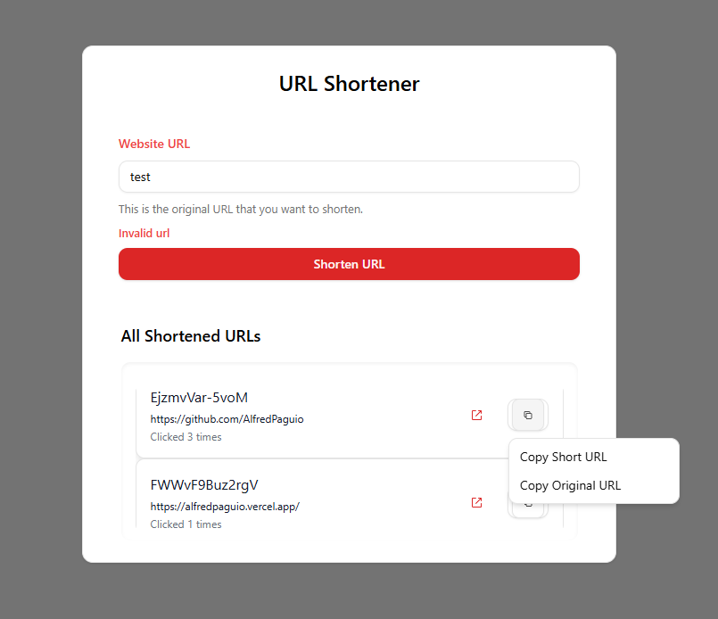 URL Shortener